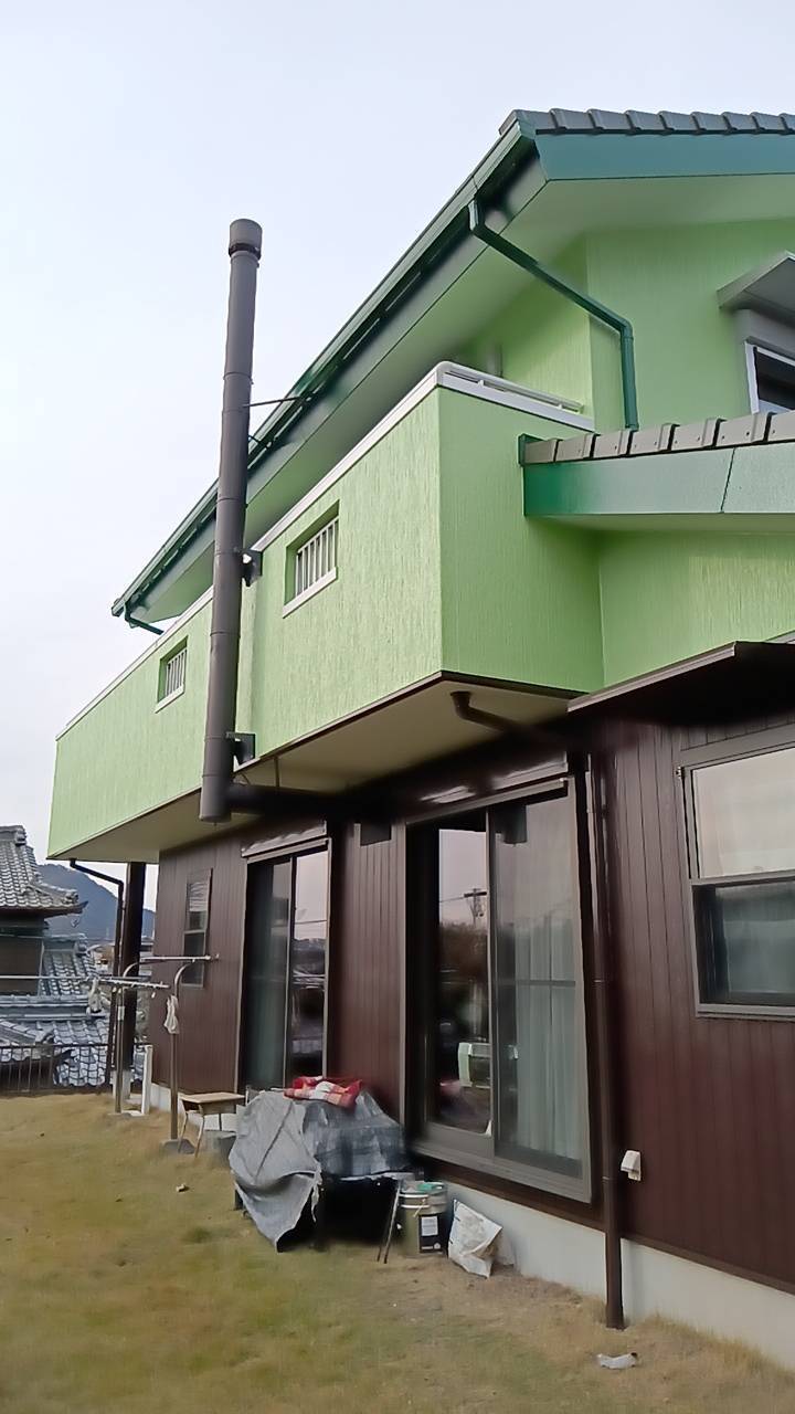 美濃加茂市 外壁塗装 塗装の日成 屋根ガルバ葺き替え リフォーム 防水工事