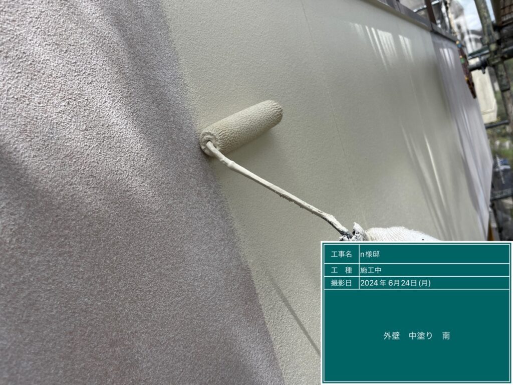 美濃加茂市　外壁塗装　塗装の日成　屋根ガルバ葺き替え　リフォーム　防水工事
