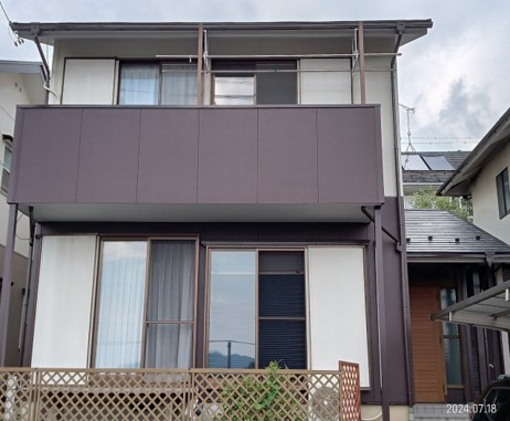 美濃加茂市 外壁塗装 塗装の日成 屋根ガルバ葺き替え リフォーム 防水工事
