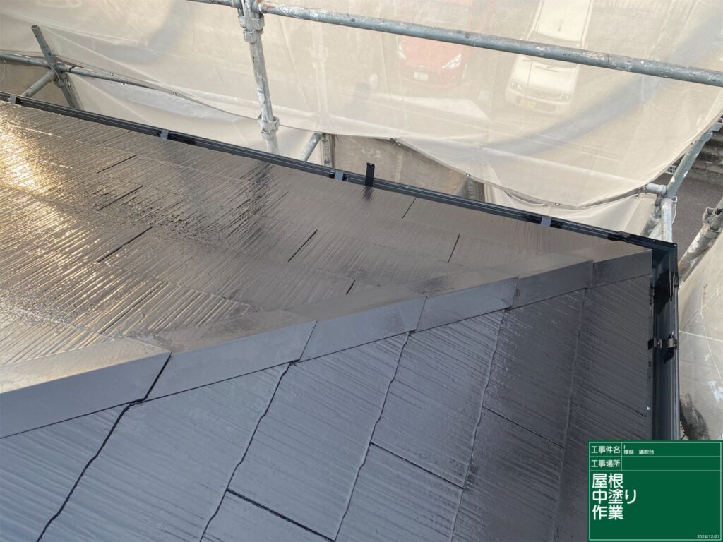 可児市 外壁塗装　塗装の日成　屋根ガルバ葺き替え　リフォーム　防水工事