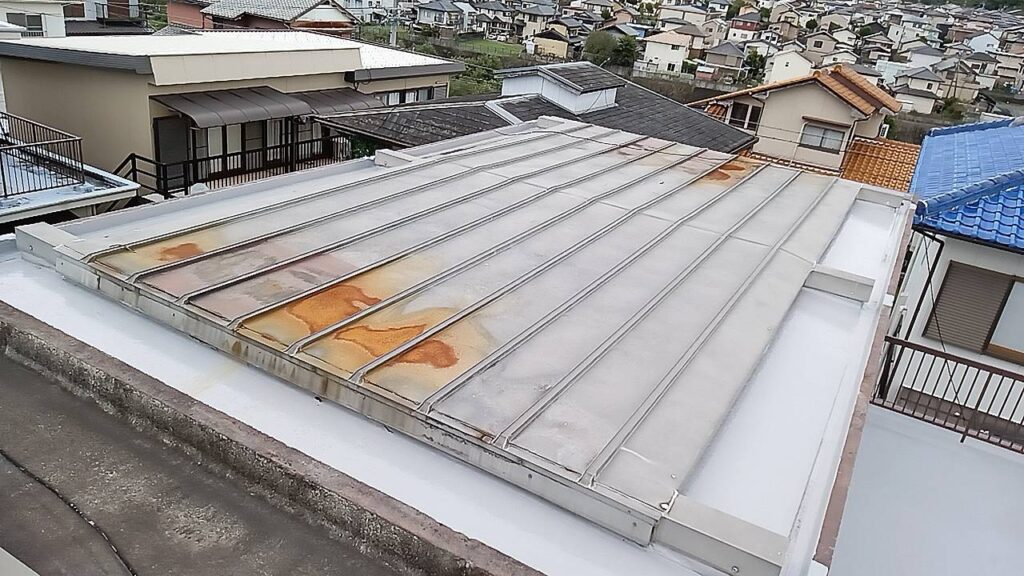 可児市 外壁塗装　塗装の日成　屋根ガルバ葺き替え　リフォーム　防水工事